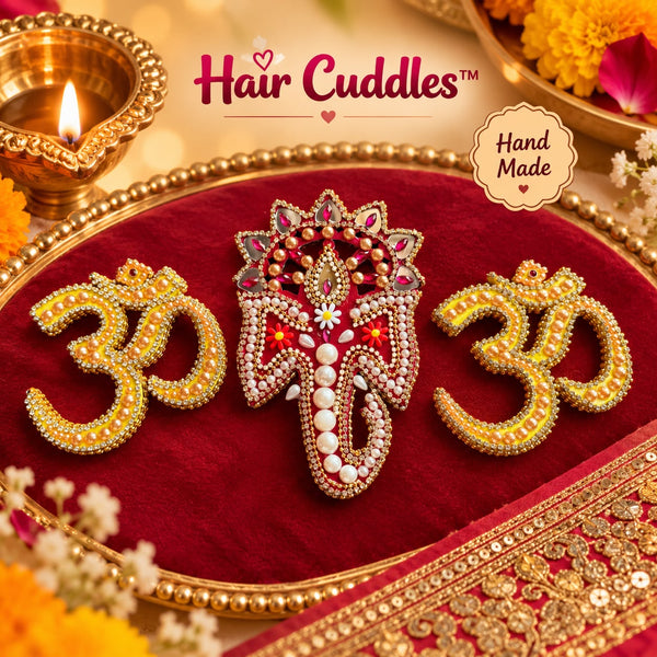 Diwali Ganesha Ji & Swastik Premium Wall Décor Set | Handmade Festive Pooja Decoration