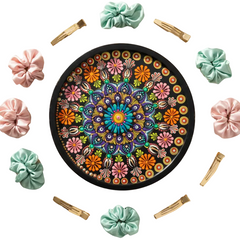 Mandala Art Serving Tray – Decorative Round Tea & Coffee Tray