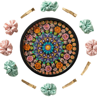 Mandala Art Serving Tray – Decorative Round Tea & Coffee Tray