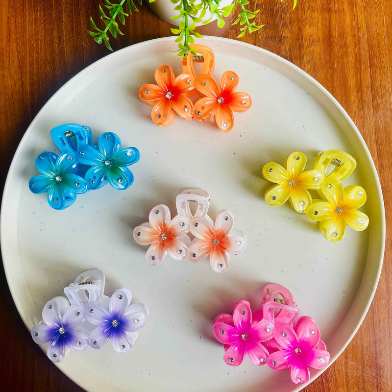 Flower Hairclaw Clip- Big Size