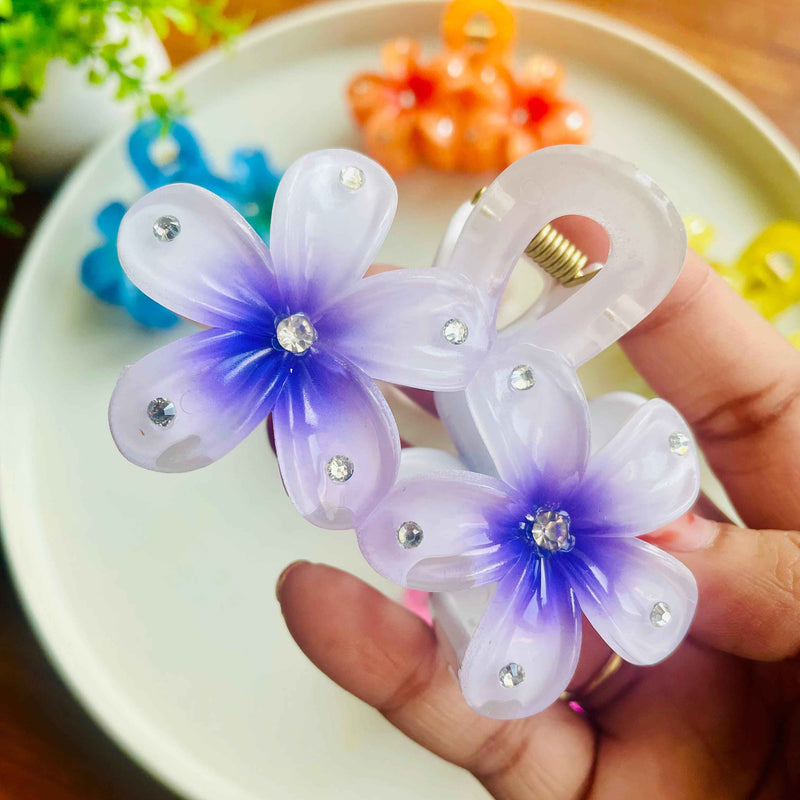 Flower Hairclaw Clip- Big Size