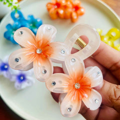 Flower Hairclaw Clip- Big Size