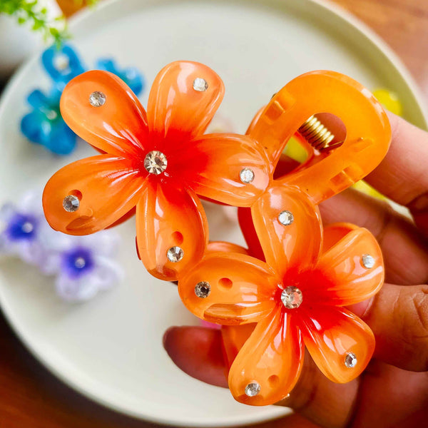 Flower Hairclaw Clip- Big Size