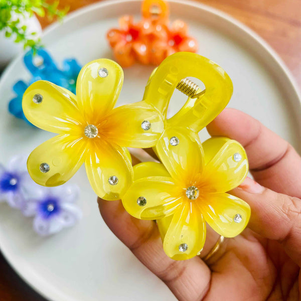 Flower Hairclaw Clip- Big Size