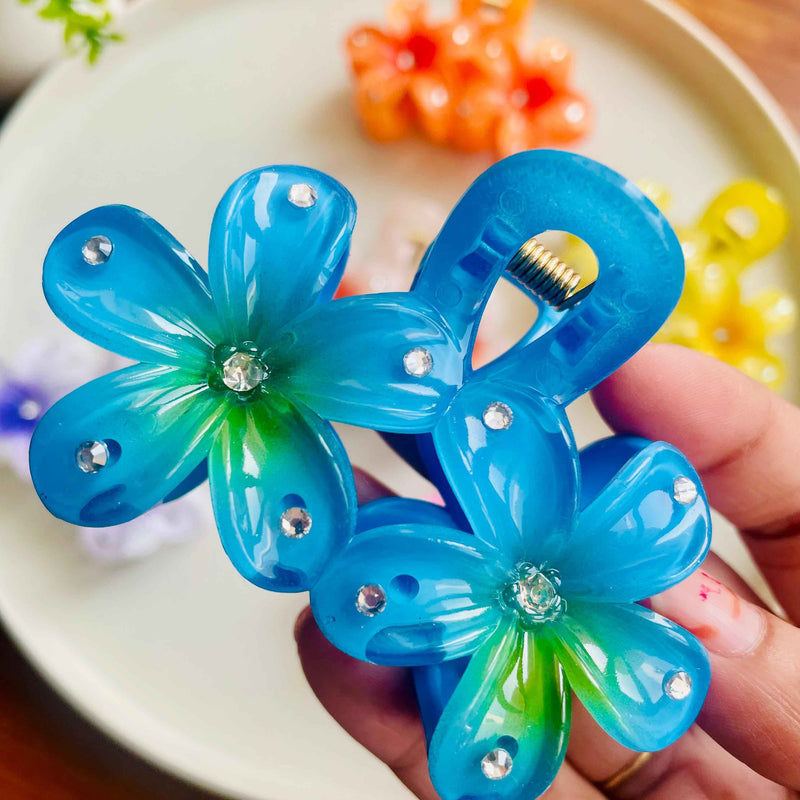 Flower Hairclaw Clip- Big Size