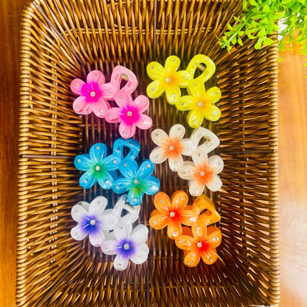 Flower Hairclaw Clip- Big Size