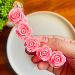 Matte Rose Banana Hair Clip