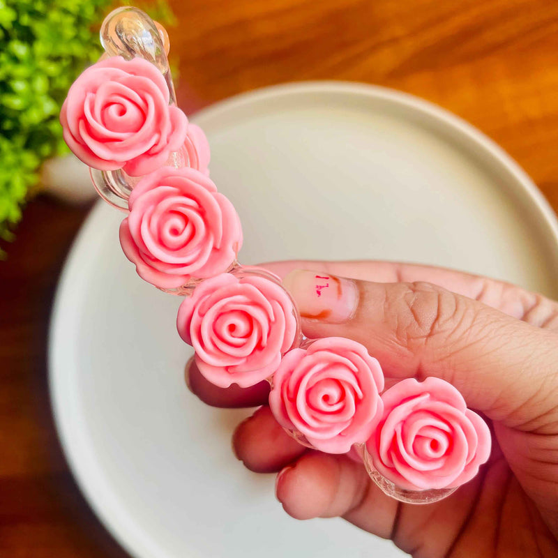 Matte Rose Banana Hair Clip