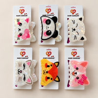 Cute Animal Hair Claw Clip for Girls – 6 × 4 cm | Hair Cuddles™