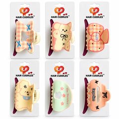 Cute Animal Hair Claw Clips 5 × 3 cm – Adorable Designs for Girls | Hair Cuddles™