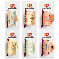 Cute Animal Hair Claw Clips 5 × 3 cm – Adorable Designs for Girls | Hair Cuddles™