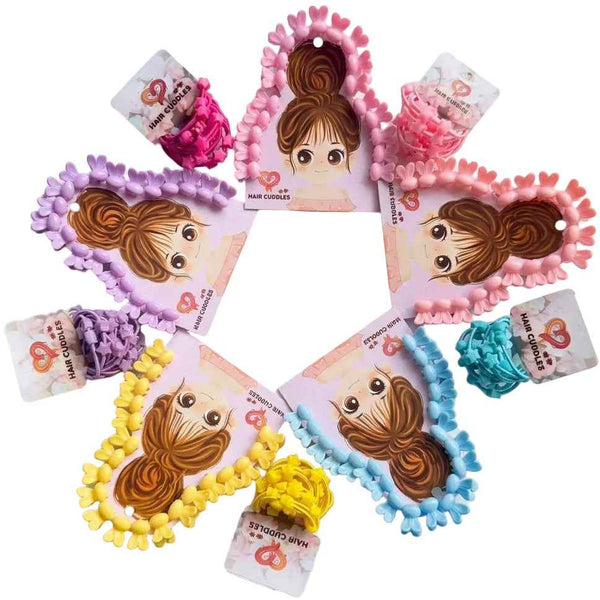 100 Mini Hair Ties & Claw Clip (Pack of 200)