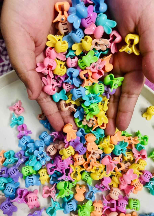 60 Mini Hair Claw Clips for Women & Girls