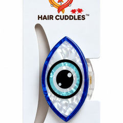 Evil Eye Hair Claw Clips – 5 × 3 cm | 10 Assorted Designs | Hair Cuddles™