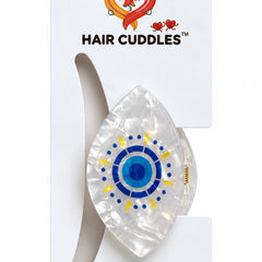 Evil Eye Hair Claw Clips – 5 × 3 cm | 10 Assorted Designs | Hair Cuddles™