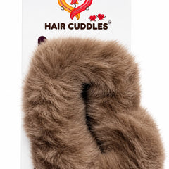 Fluffy Heart Scrunchie 7 × 7 cm – Soft Fuzzy Hair Tie | Hair Cuddles™
