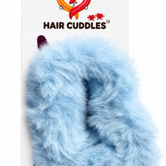 Fluffy Heart Scrunchie 7 × 7 cm – Soft Fuzzy Hair Tie | Hair Cuddles™