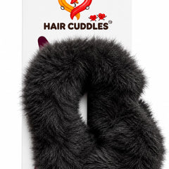 Fluffy Heart Scrunchie 7 × 7 cm – Soft Fuzzy Hair Tie | Hair Cuddles™