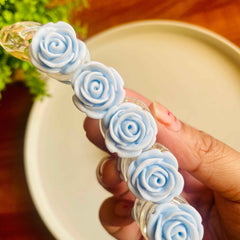 Matte Rose Banana Hair Clip