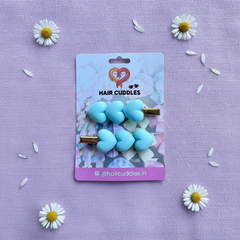 Heart Hair Clips Set – Cute Girls Hair Pins
