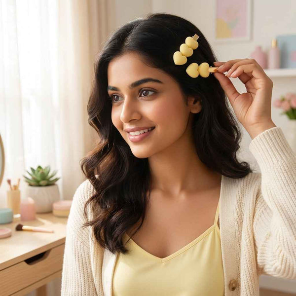 Heart Hair Clips Set – Cute Girls Hair Pins