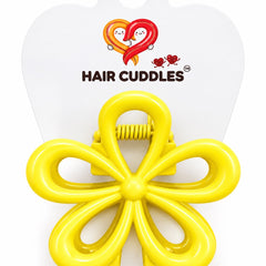 Premium Metal Flower Hair Claw (Medium Size)
