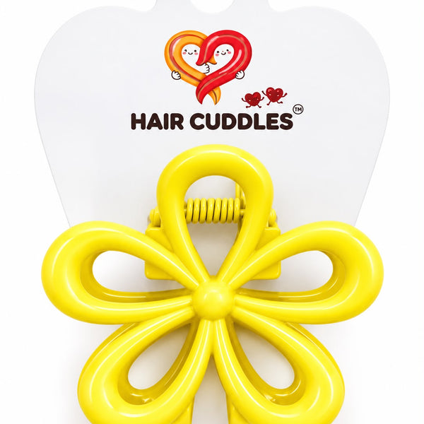 Premium Metal Flower Hair Claw (Medium Size)
