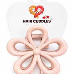 Premium Metal Flower Hair Claw (Medium Size)
