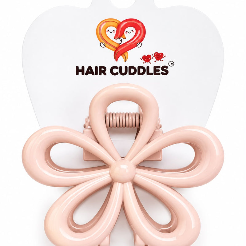 Premium Metal Flower Hair Claw (Medium Size)