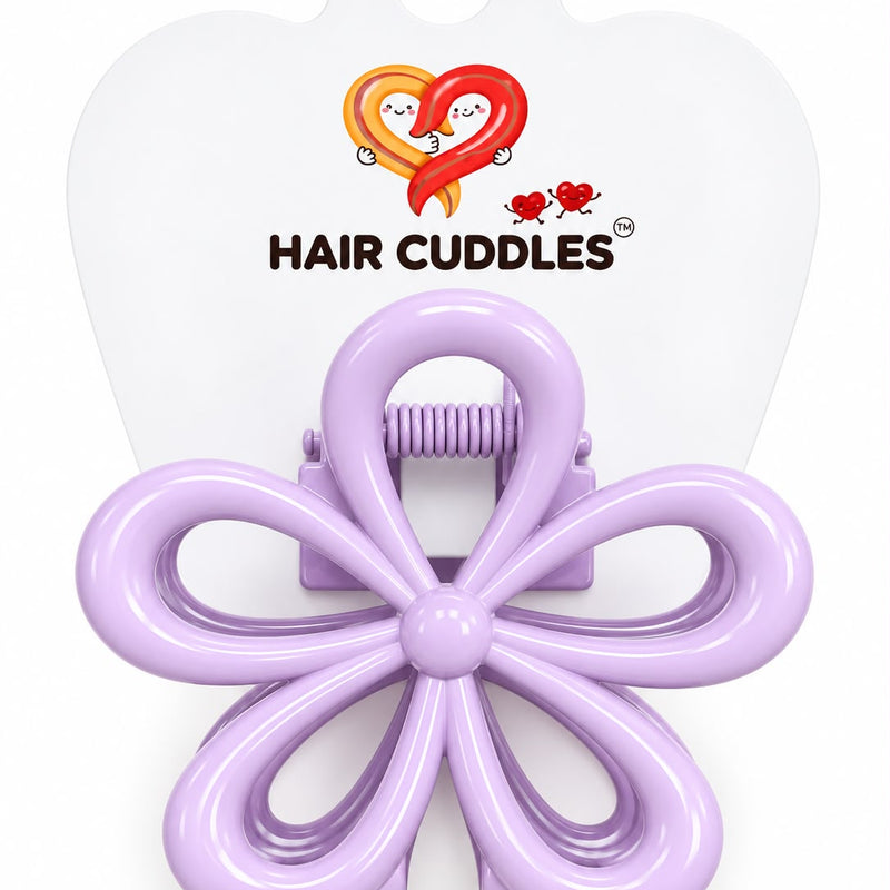 Premium Metal Flower Hair Claw (Medium Size)