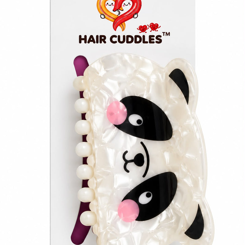 Cute Panda Hair Claw Clip – Kawaii Animal Hair Accessories for Girls & Women (Approx. 8 × 4 cm)