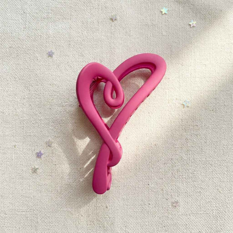 Heart Twist Claw Clips 💖
