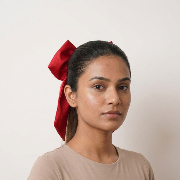Satin Hair Bow Clip (Set of 3)