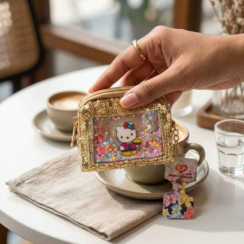 Small Zipper Pouch with Charm