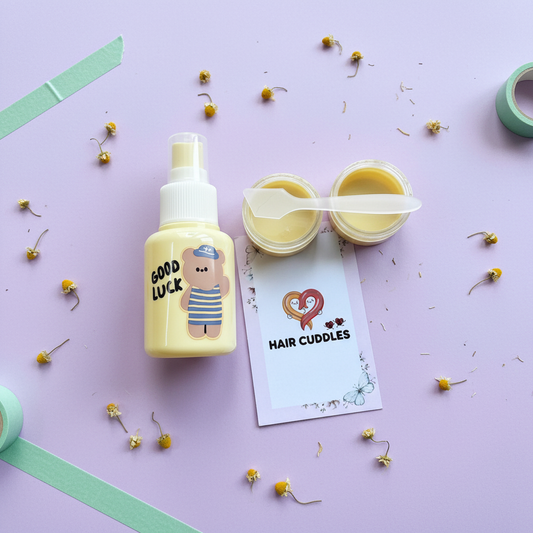 Hair Cuddles Travel Bottle Kit