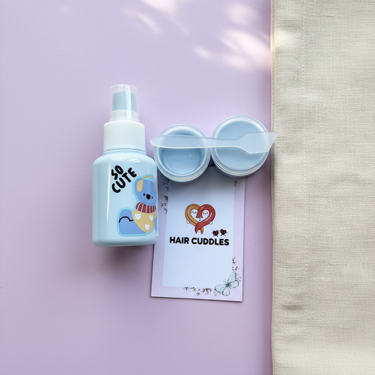 Hair Cuddles Travel Bottle Kit