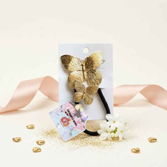 Gold Floral Hair Tie