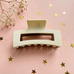 Sleek Rectangle Dual Tone Claw Clips ✨