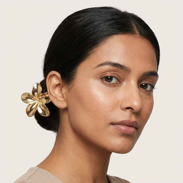 Gold Floral Hair Tie
