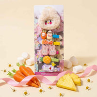 Cute Bunny & Fruit Hair Clips Set