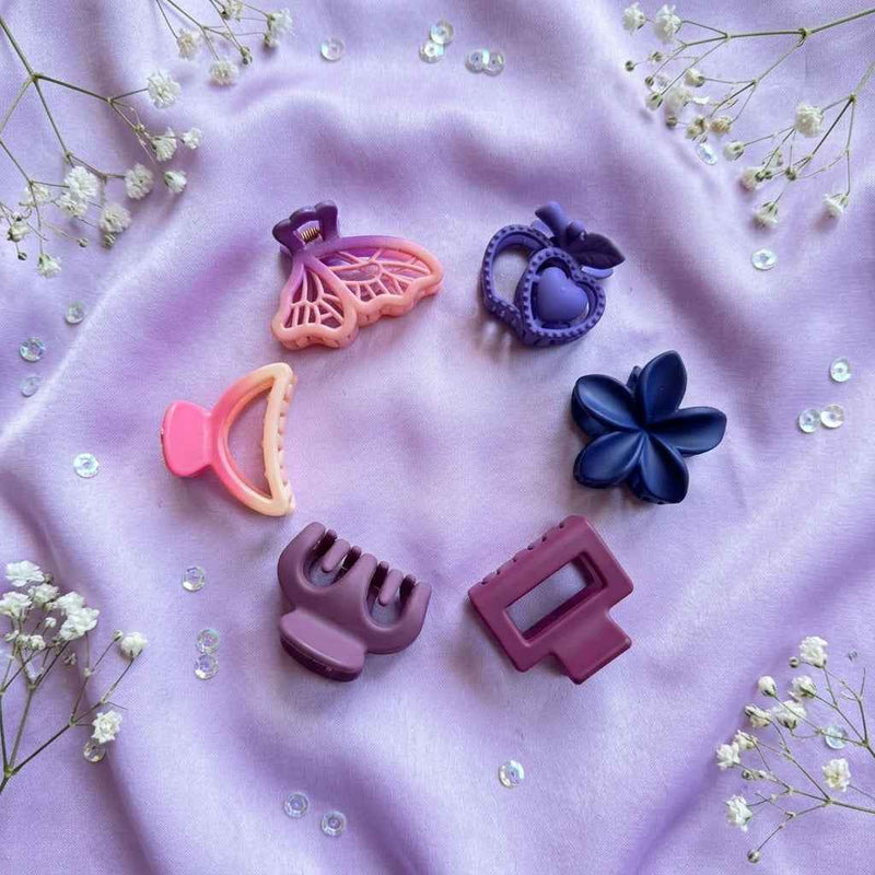 Mini Claw Clips Set (6 Pieces)