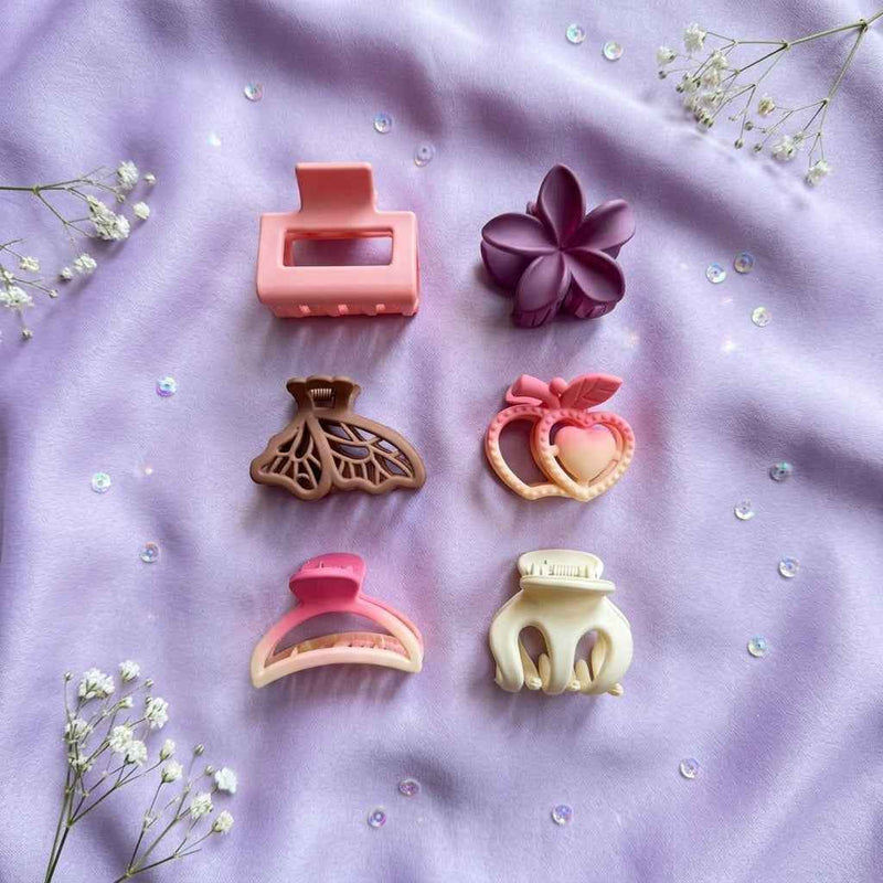 Mini Claw Clips Set (6 Pieces)