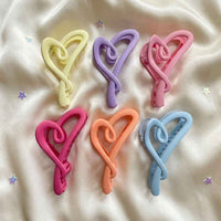 Heart Twist Claw Clips 💖