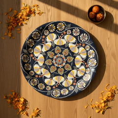 Mandala Art Decorative Wall Plate – Handmade Wall Decor