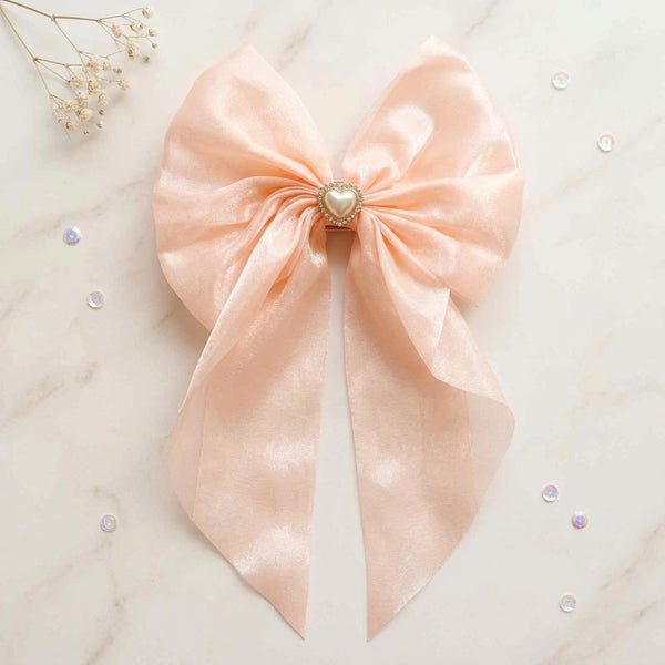 Satin Hair Bow for Girls & Women - Big