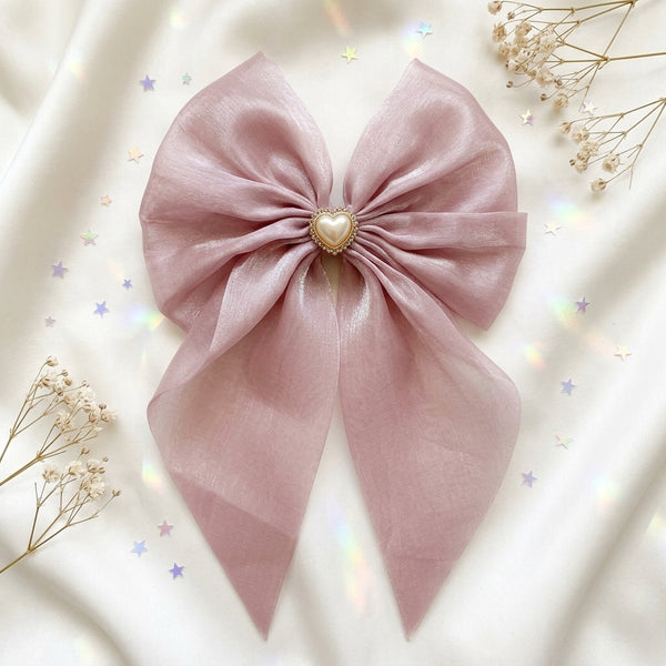 Satin Hair Bow for Girls & Women - Big