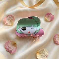 Cartoon Claw Clips – Cute Girl 🎀💖