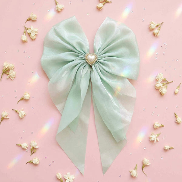 Satin Hair Bow for Girls & Women - Big