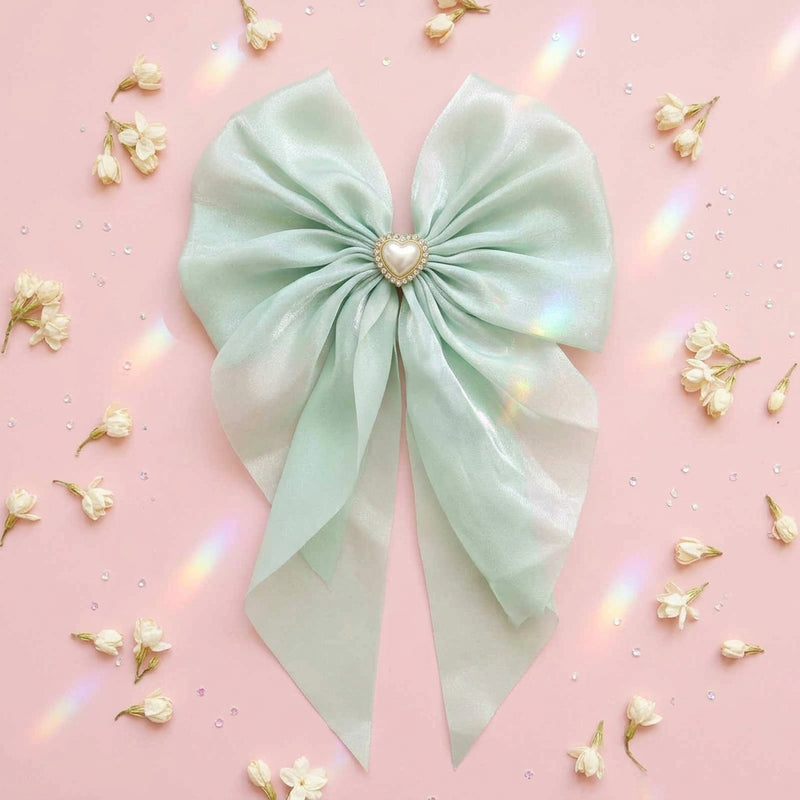 Satin Hair Bow for Girls & Women - Big