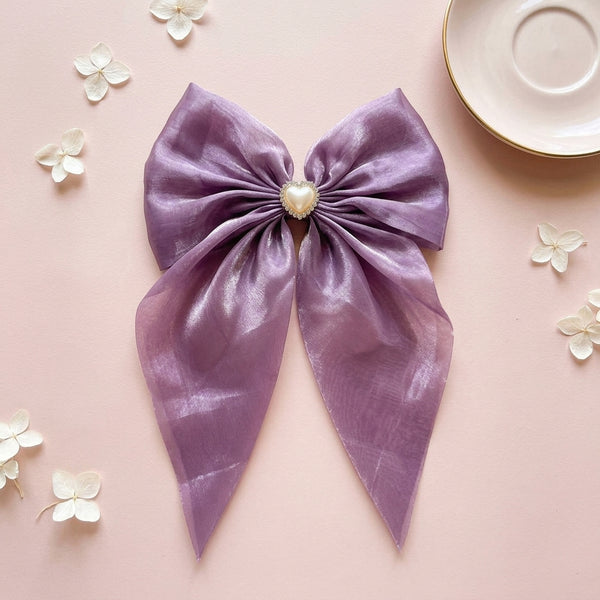 Satin Hair Bow for Girls & Women - Big